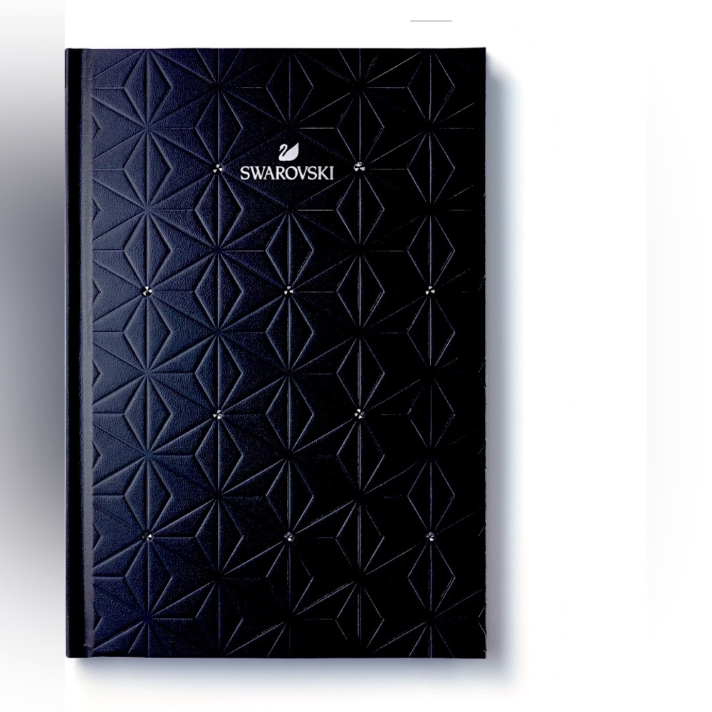 Swarovski Black Facet Pattern Journal Notebook